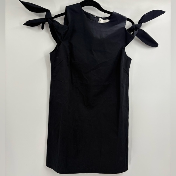 J.O.A. Los Angeles Cold Shoulder Bow Sleeve Dress (Navy) Size XS With Tag - Picture 2 of 16